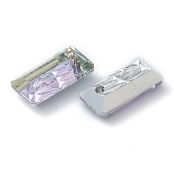 Подвески из тисненого стекла со стразами&nbsp;GLAA-J101-07A-001VL