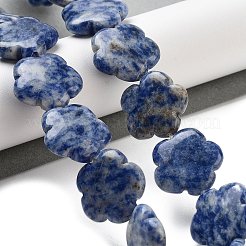 Натуральное синее пятно нитки из бисера яшмы&nbsp;G-F769-D01-02