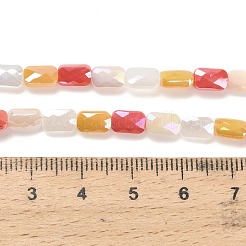 Стеклянные бусины с гальваническим покрытием &nbsp;EGLA-P068-01A-10