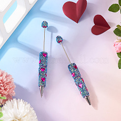 2шт. шариковая ручка со стразами из полимерной глины&nbsp;OFST-TA0001-03E