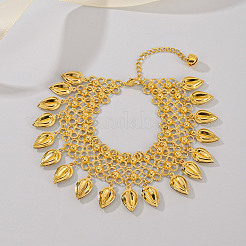 Рамадан и Ид Мубарак латунные подвески в виде листьев на лодыжку для женщин праздничные украшения для вечеринок&nbsp;XL7128