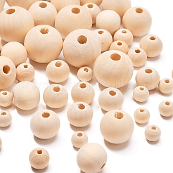 Набор для изготовления ювелирных изделий из круглых деревянных бусин своими руками&nbsp;DIY-YW0005-01