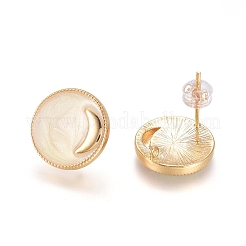 Серьги-гвоздики из настоящего латуни&nbsp;LS-KK-L180-119A-G