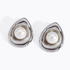 Серьги-гвоздики из нержавеющей стали в форме капли для женщин&nbsp;BM0496-3