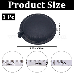 Плоская круглая кожаная рулетка&nbsp;AJEW-WH20128-037A