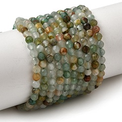 Природные африканские нефритовые бусы пряди&nbsp;G-L653-B04-3mm-01