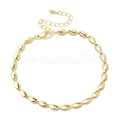 Браслеты из латунной цепочки для женщин&nbsp;BJEW-K298-09G