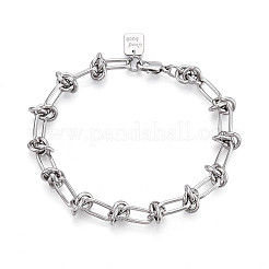 Браслеты-цепочки из латуни для женщин&nbsp;BJEW-N032-02P