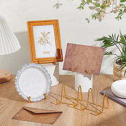 12 шт. железные мольберты для декоративных тарелок&nbsp;ODIS-WA0001-03