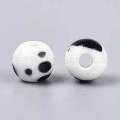 Фарфоровые бусины ручной работы&nbsp;PORC-T133-11B-16