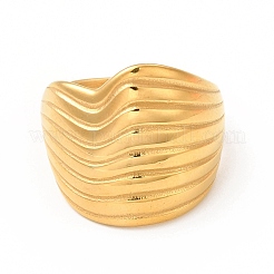 Ионное покрытие (ip) 304 нержавеющая сталь перстни для женщин мужчин RJEW-C049-29A-G