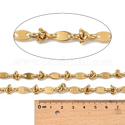 Овальные цепи из нержавеющей стали 304 с узловатыми звеньями&nbsp;CHS-F022-03G