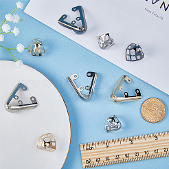 12 шт. 6 стиля накладок на носок из железа и сплава&nbsp;FIND-GF0005-12