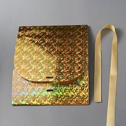 Прямоугольные подарочные коробки для хранения бумаги с шелковой лентой&nbsp;CON-WH0095-27D