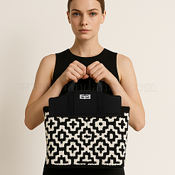 1 шт. овальное дно из искусственной кожи и 1 шт. ручки для сумки&nbsp;DIY-PH0032-53