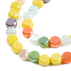 Стеклянные бусины с гальваническим покрытием &nbsp;EGLA-N002-40A-03