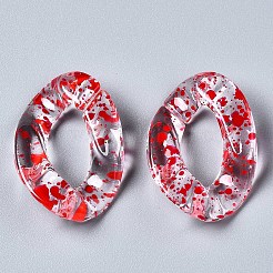 Прозрачные акриловые соединительные кольца с аэрозольной краской&nbsp;LS-X-TACR-Q276-001D