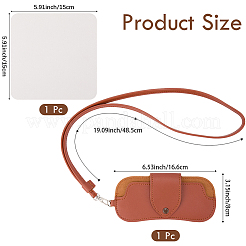 1 шт. Футляры для очков из искусственной кожи&nbsp;AJEW-CN0005-52A