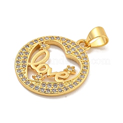 Стойки обшивки латунь микро проложить Циркон подвеску&nbsp;KK-B091-50E-G