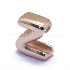 925 стерлингового серебра европейских бисер STER-E064-01Z-RG