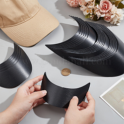 24 шт. 4 стиля пластиковой доски для полей шляпы с козырьком&nbsp;AJEW-NB0006-26A