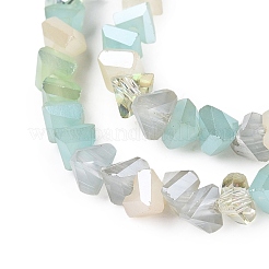 Стеклянные бусины с гальваническим покрытием &nbsp;X-GLAA-T023-A17-03