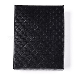 Шкатулки для драгоценностей из фактурного картона с ромбами&nbsp;CBOX-T006-01G