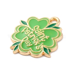Подвески из сплава с эмалью ко дню святого патрика&nbsp;FIND-M060-24D-G