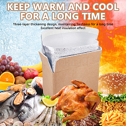 Прямоугольные термопакеты из полистирольного пластика&nbsp;ABAG-WH0046-72