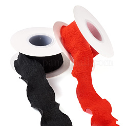 2 рулон 2-цветных полиэстеровых лент с рюшами&nbsp;OCOR-TA0001-80