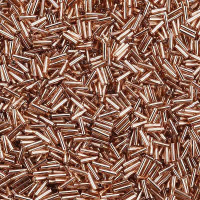 Никелированный стеклянные бусины стеклярус&nbsp;SEED-S046-01B-39A-1