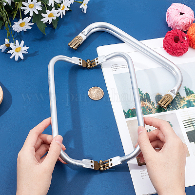 2шт алюминиевая ручка-рамка для кошелька&nbsp;FIND-PH0003-36-1