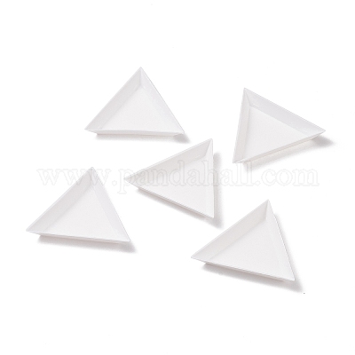 Полипропиленовые (пп) треугольные лотки для сортировки стразов для ногтей&nbsp;LS-MRMJ-G003-02-1