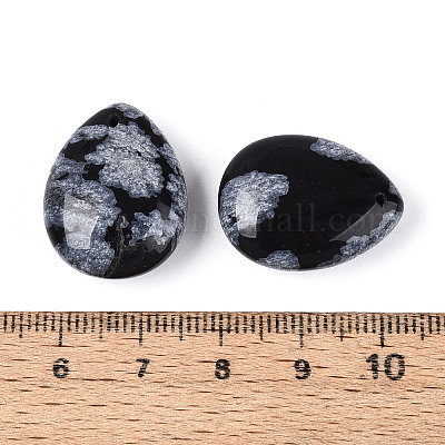 Естественно снежинка обсидиана подвески&nbsp;G-T143-18A-01-1