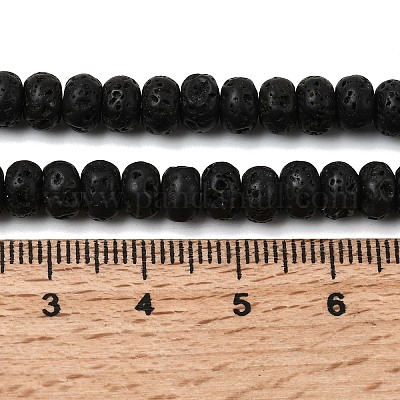 Бусы из натуральной лавы&nbsp;G-A280-A18-01-1