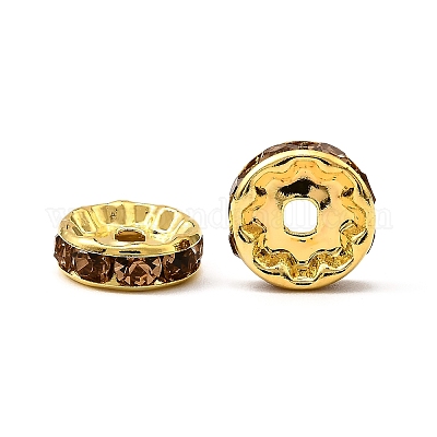 Латунь марки А горный хрусталь Spacer бисер&nbsp;RSB039NF-05G-1