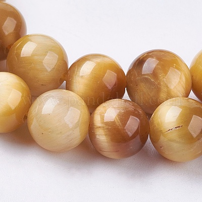 Естественно тигровый глаз шарик нити&nbsp;G-E468-E05-8mm-1