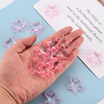 Прозрачные акриловые бусины&nbsp;TACR-S154-58B-903-1