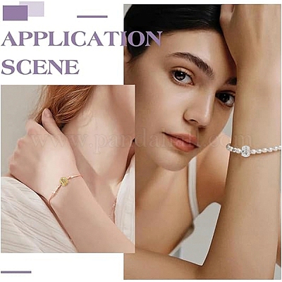 9шт 3 стиля латунь микро паве прозрачные кубические бусины из циркония&nbsp;KK-YW0004-43G-1