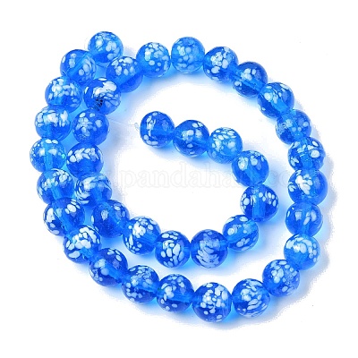 Бусы лэмпворк ручной работы&nbsp;LAMP-H071-01C-10-1