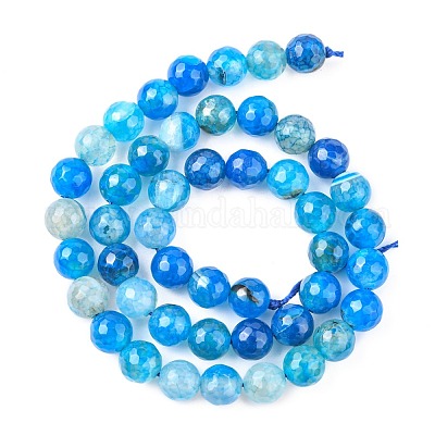 Естественно хрустят агат бисера пряди&nbsp;G-K166-07F-8mm-06-1