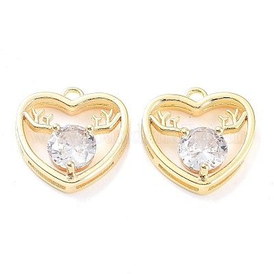 Латунные микро проложить кубического циркония подвески&nbsp;LS-KK-K276-03G-1