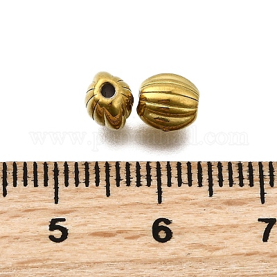 Бусины из нержавеющей стали 304&nbsp;LS-STAS-Q360-04A-G-1