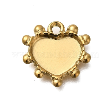 Ионное покрытие (ip) нержавеющая сталь 304 подвеска кабошон оправа STAS-H225-08G-1