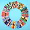 150 Skeins 150 Colors 6-Ply Polycotton Embroidery Floss, Cross Stitch Threads, Mixed Color, 1mm, about 8.75 Yards(8m)/Skein, 1 skein/color