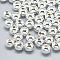 925 Sterling Silver Beads, Round, Silver, 7mm, Hole: 1.5mm