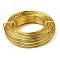 Anodized Aluminum Wire, Bendable Metal Craft Wire, Flexible Craft Wire, for Beading Jewelry Craft Making, Yellow, 12 Gauge, 2.0mm, 55m/500g(180.4 Feet/500g)