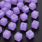 Imitation Jelly Acrylic Beads, Cube, Dark Orchid, 11.5x11x11mm, Hole: 2.5mm, about 528pcs/500g