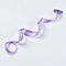 Fashion Women's Hair Accessories, Iron Snap Hair Clips, with Chemical Fiber Colorful Hair Wigs, Lilac, 50x3.25cm