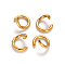 Ion Plating(IP) 304 Stainless Steel Open Jump Rings, Real 18K Gold Plated, 20 Gauge, 5x0.8mm, Inner Diameter: 3.4mm